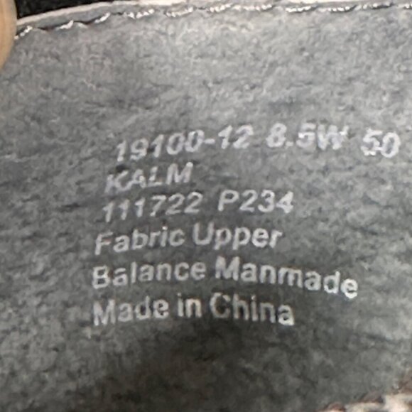 Drew Womens Black Ankle Boots With Fabric Upper & Manmade Balance Kalm Size 8.5W - Picture 5 of 9